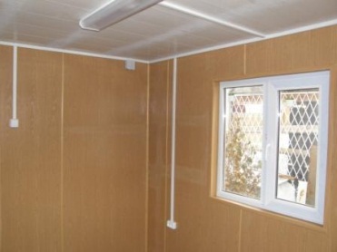 Фото внутренней отделки вагононок ламинированными листами ДСП Ламинированная ДСП отделка вагонок